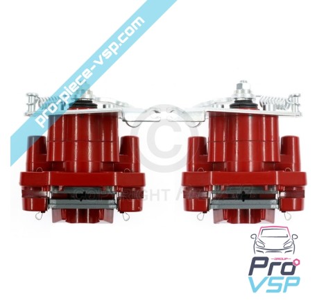 Kit de pinça de freio traseiro vermelho para o ligner do microcar