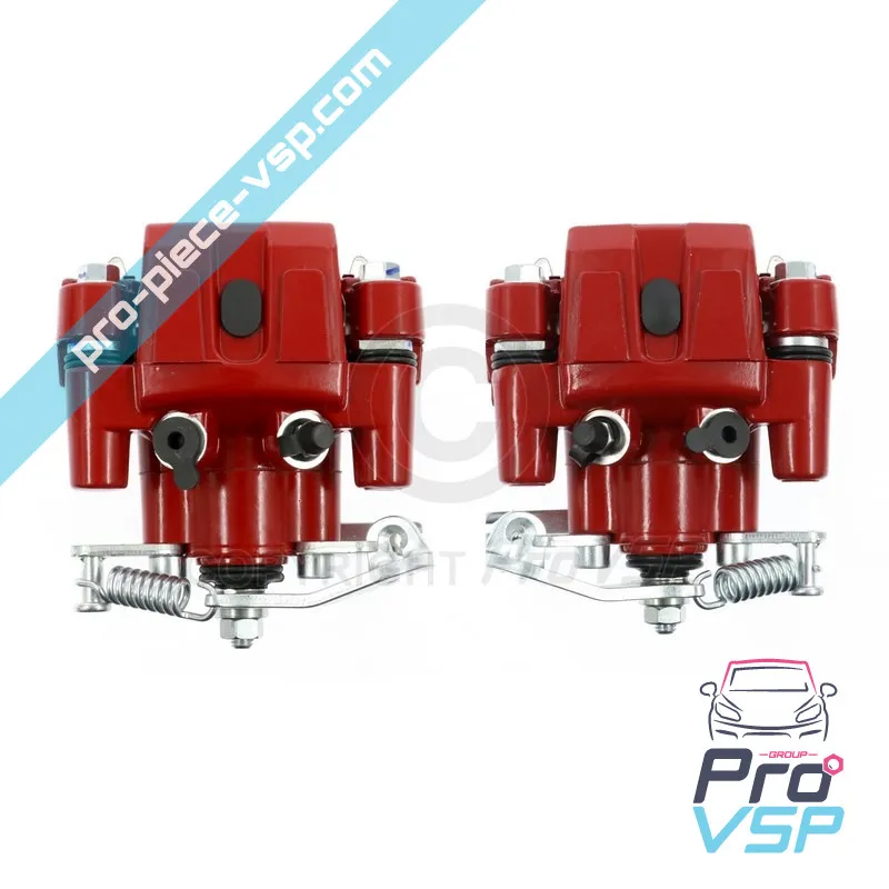 Red rear brake caliper kit for Ligier flex
