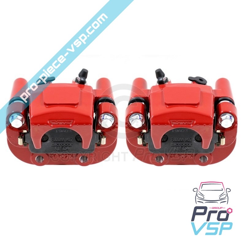 Baliper de freio de freio vermelho para a tag microcar