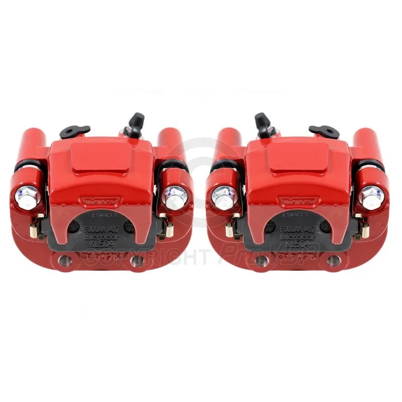 Kit étrier de frein avant rouge pour ligier microcar dué