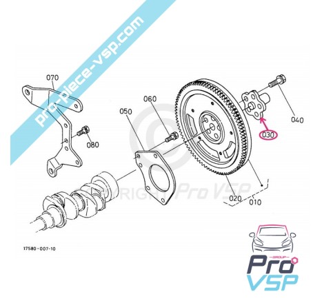 Cone de suport al variatorului motor