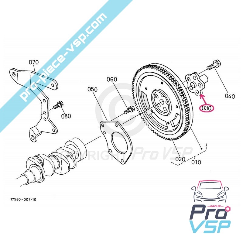 Cone de suport al variatorului motor