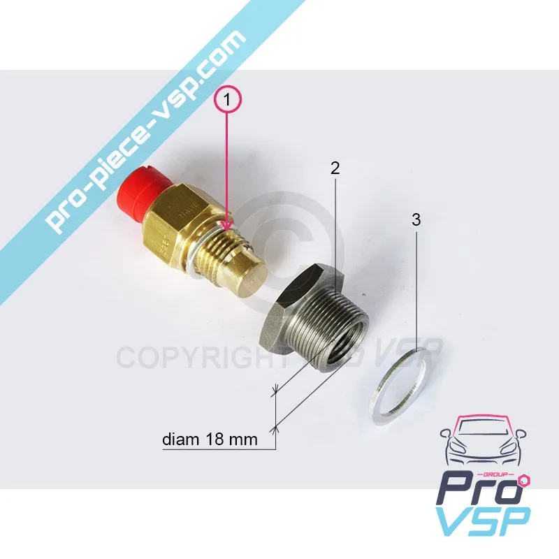 Sonda de calibre de temperatura de água