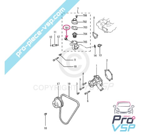 Water temperature gauge sensor