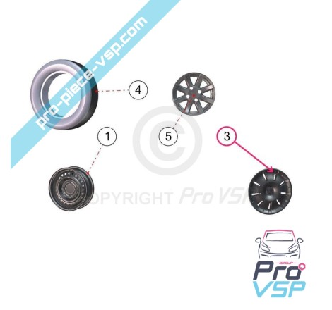 HUBCAP da 13 pollici