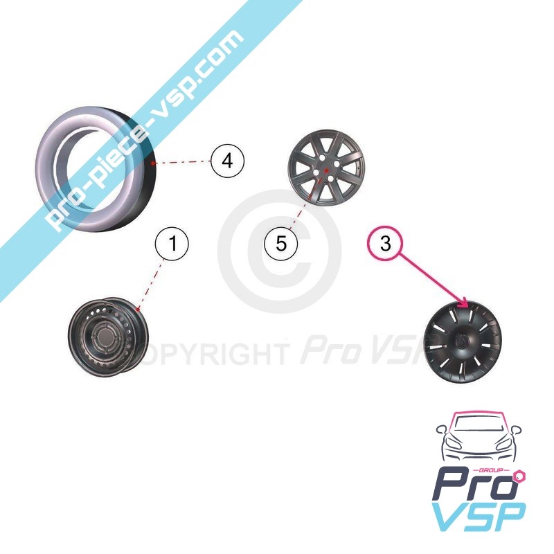 HUBCAP da 13 pollici
