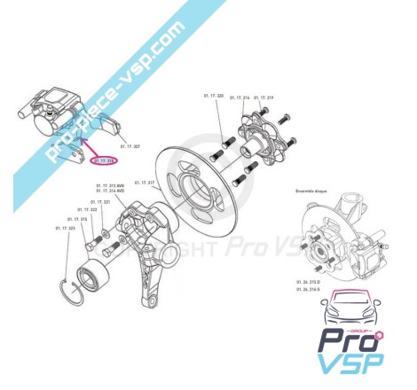 Front brake calm