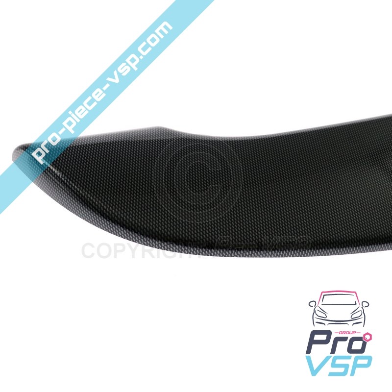 Carbon spoiler trim