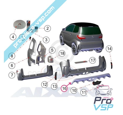 Rear bumper extractor