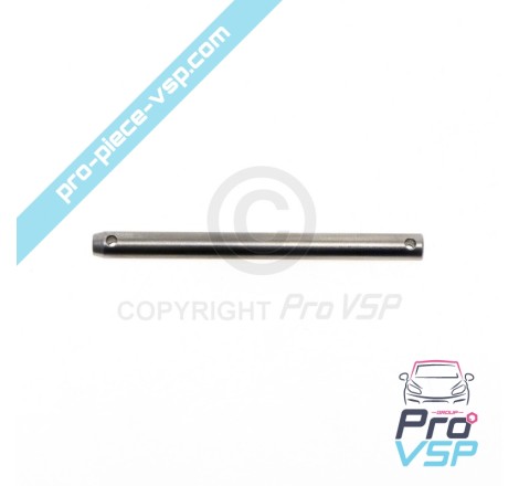 Sliding lever axle