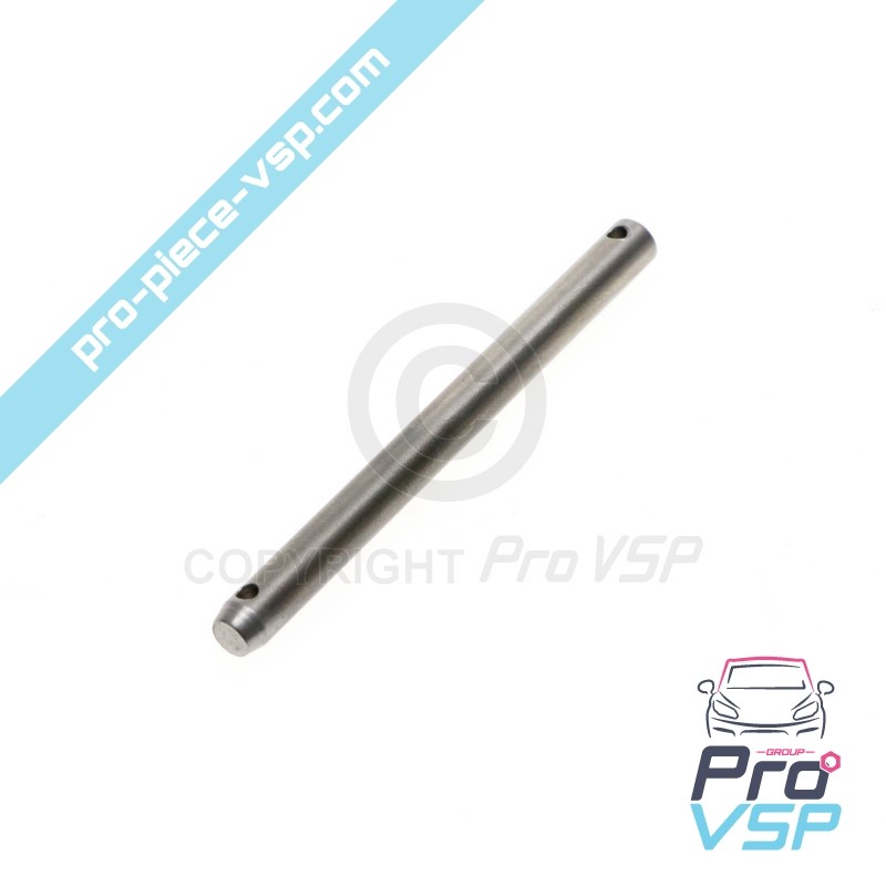 Sliding lever axle
