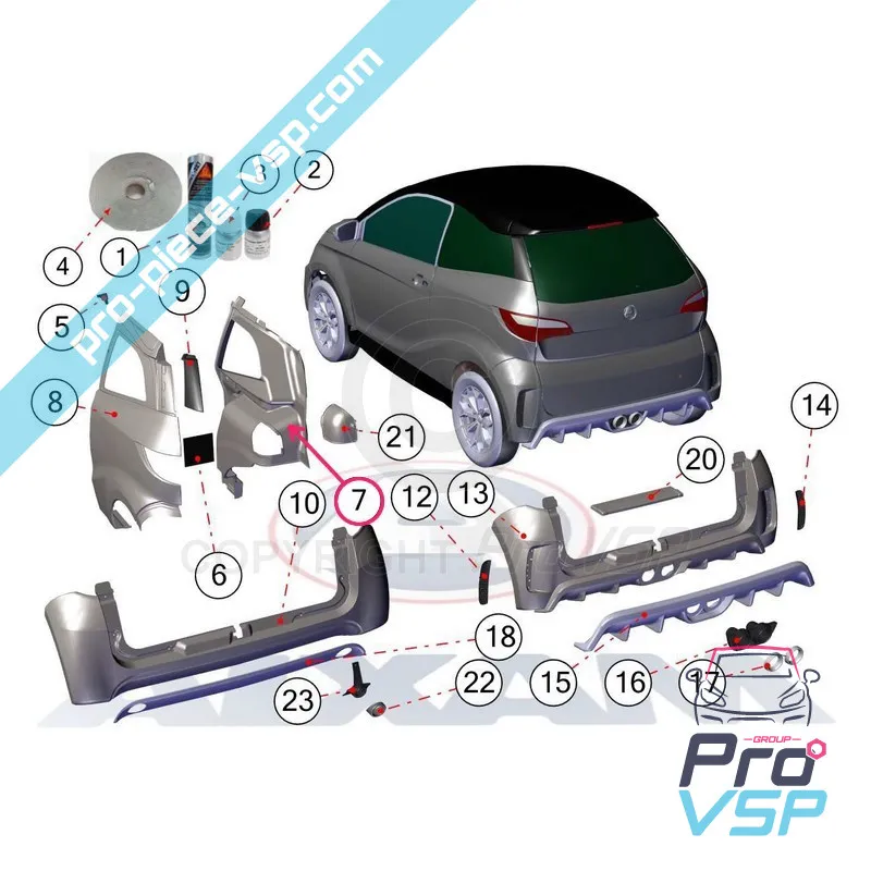 Linker Trunk-Trim