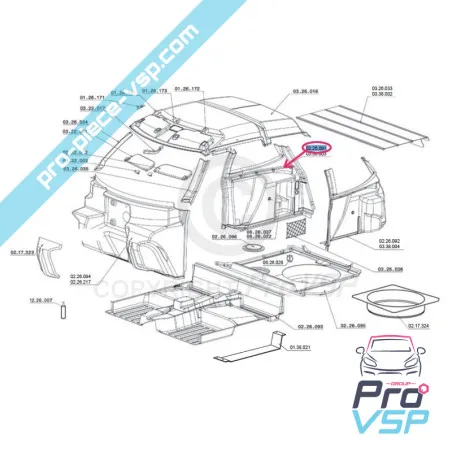 Relleno de tronco recto