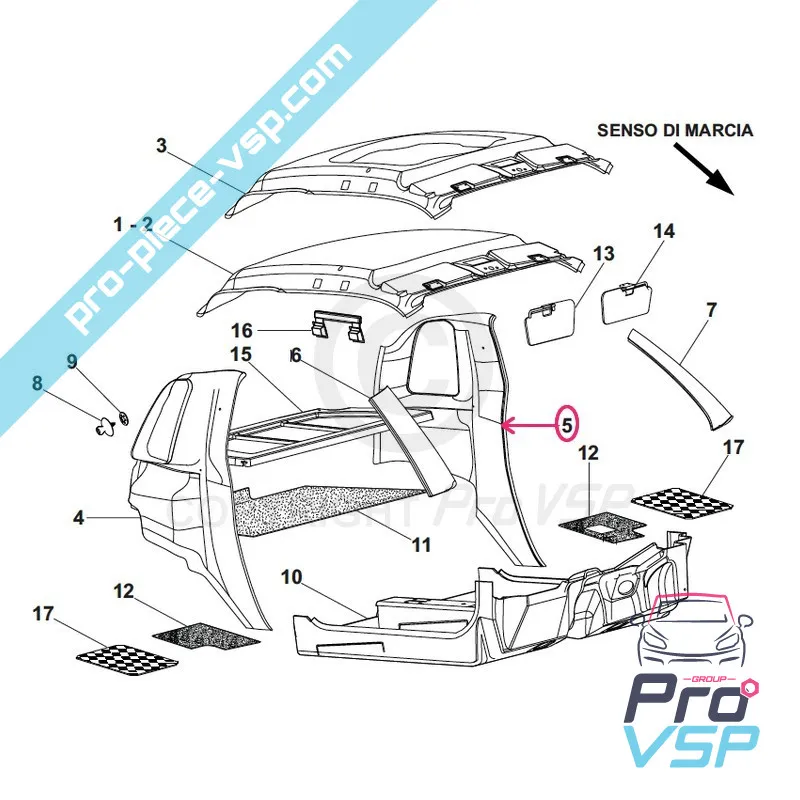 Linker Trunk-Trim