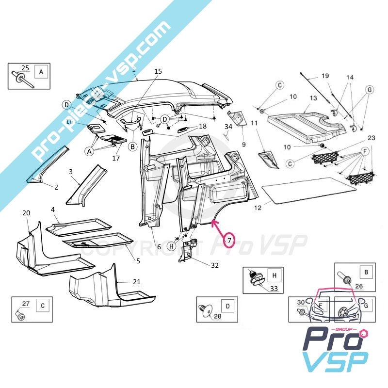 Linker Trunk-Trim
