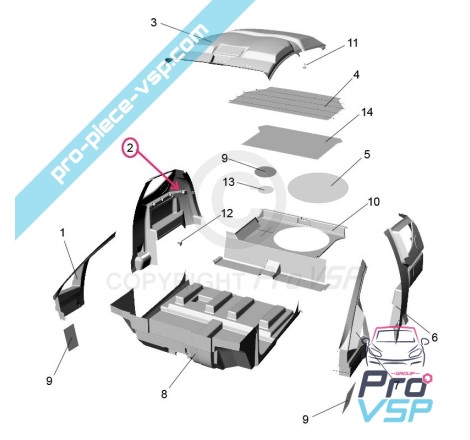 Right box frame