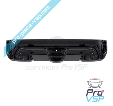 Rear bumper spoiler