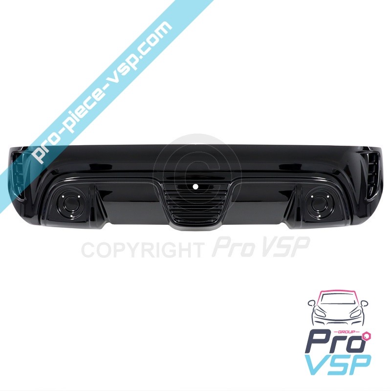 Rear bumper spoiler