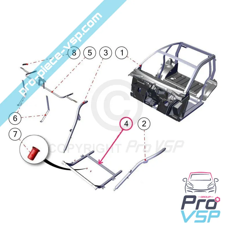 Berceau moteur