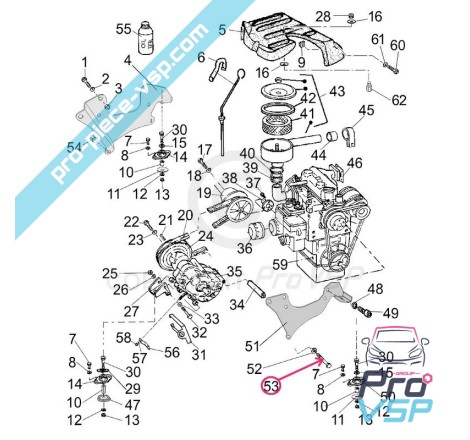 Fixing screw Gearbox