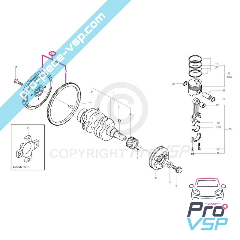 Engine steering