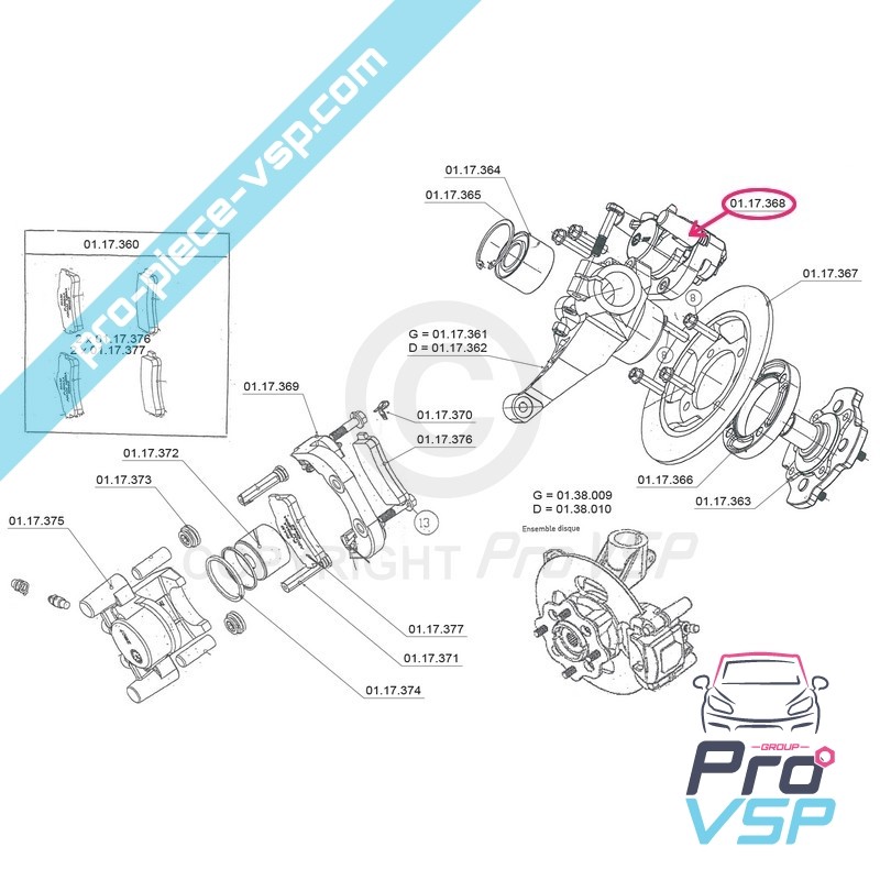 Front brake calm