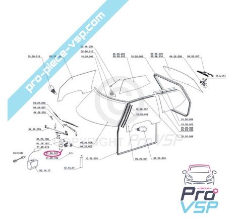 Silent Block Support Wiper Engine