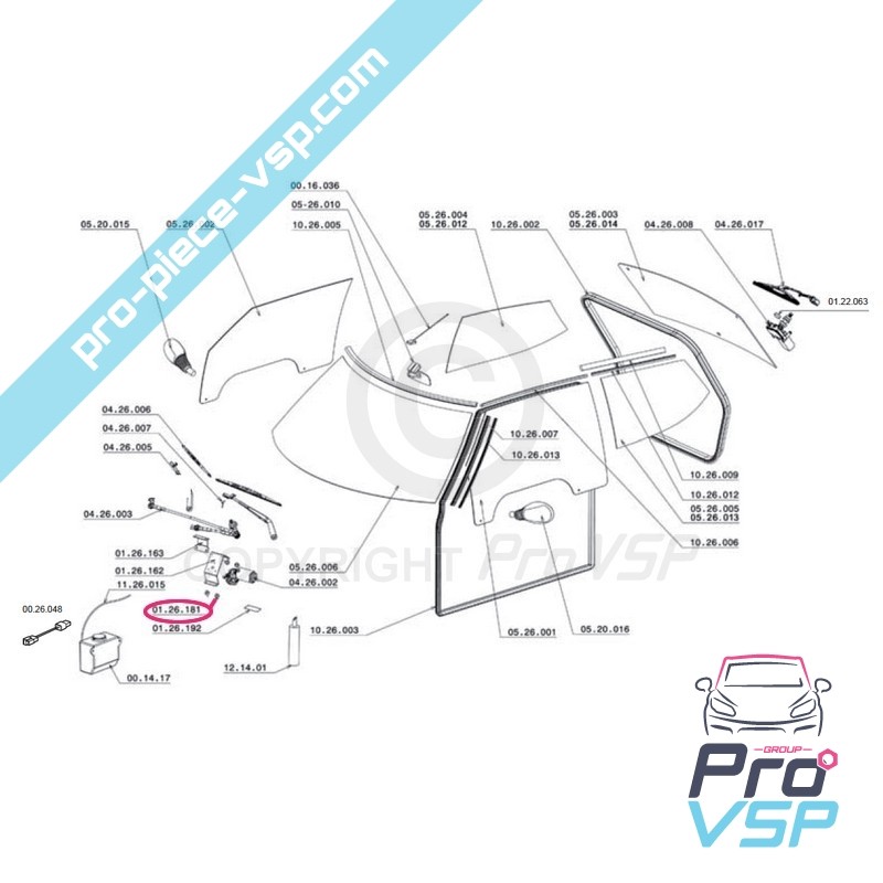 Silent Block Support Wiper Engine