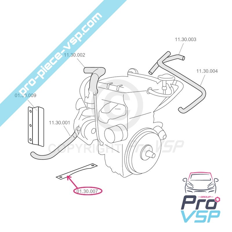 Lower radiator holder
