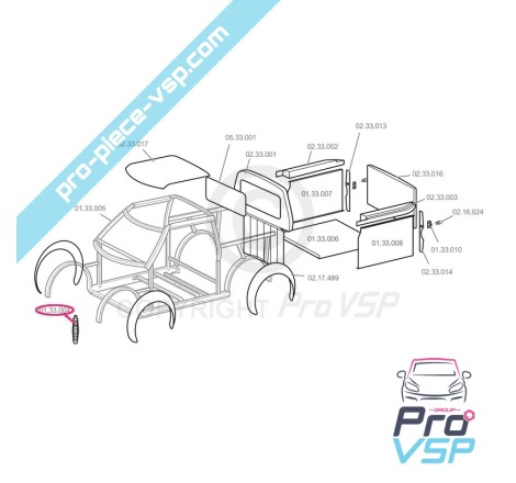 Front shock absorber