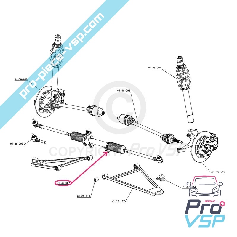 Steering rack