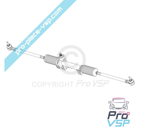Steering rack