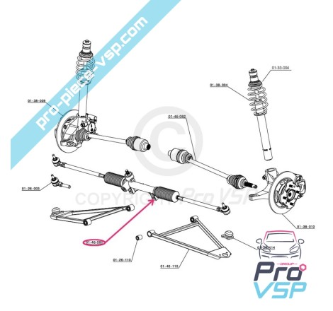 Steering rack