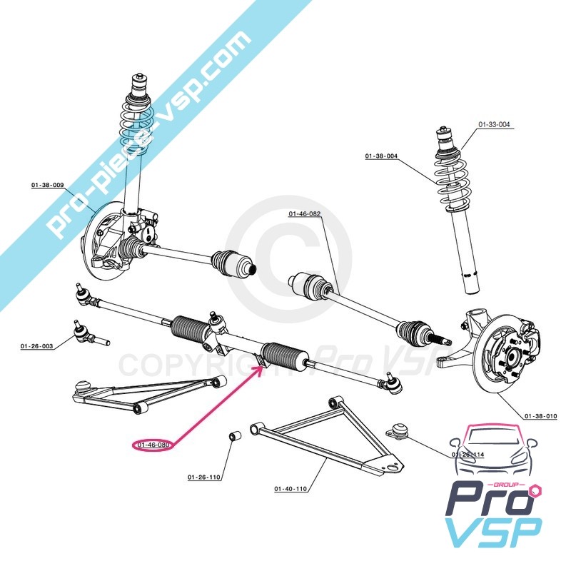 Steering rack