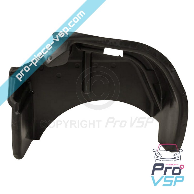 Right rear wheel crossing