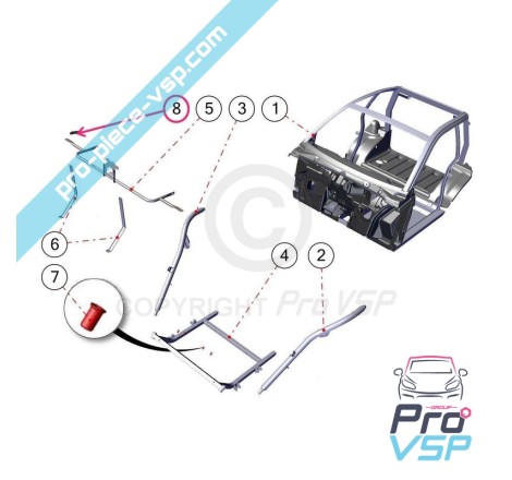 Front wing fixation