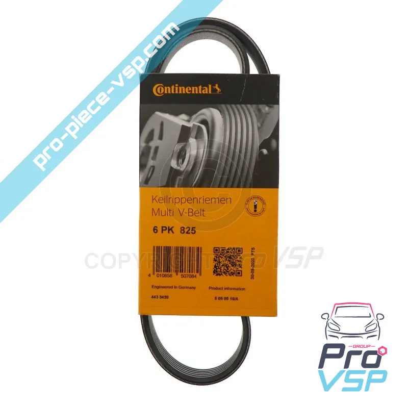 Courroie de climatisation origine pour Aixam City , Coupé , Crossline , Crossover / Gamme Impulsion , Vision