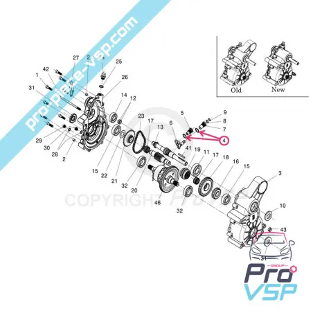 Joint de bouchon de boîte Stilfreni