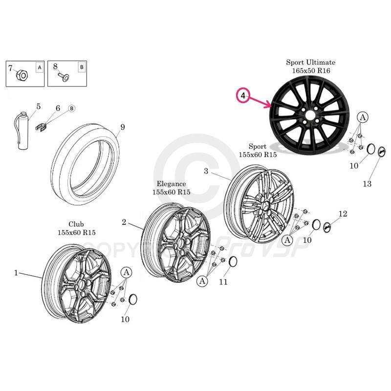 16-Zoll-Aluminium-Rand