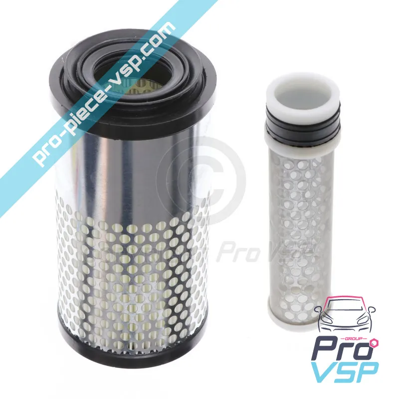 Filtre à air complet pour Aixam / Moteur Lombardini essence , Kubota Z602 , Z482-E4B , Z602-E4B