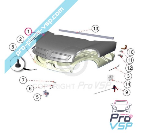 Painel de cobertura exterior para Minauto , Cross Minauto / Variedade Sensation