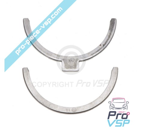 Crankshaft lateral shim