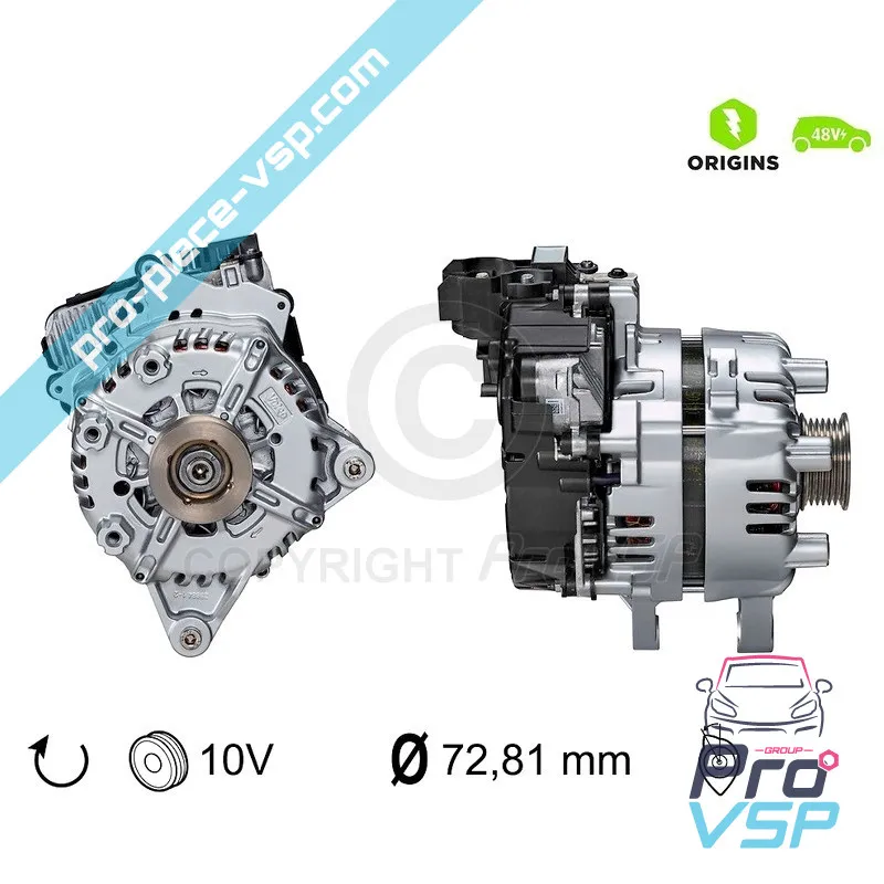 Motor de tração elétrica para Citroën Ami / Opel Rocks-E / Com a tensão da bateria 5kWh