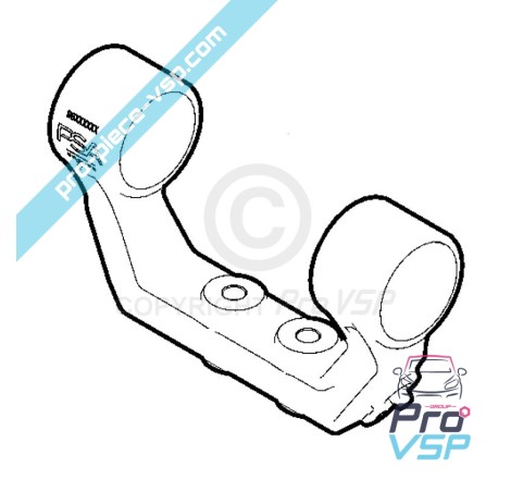 Suporte de redução superior para Citroën Ami / Opel Rocks-E / Fiat Topolino