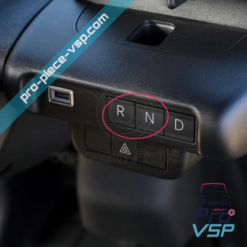 Omvänd och neutral switch för Citroën Ami Buggy / Fiat Topolino / Modell på instrumentbrädan