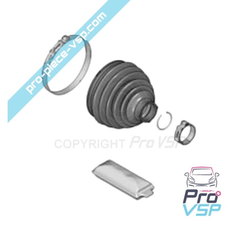Origem de cardan fole para Citroën Ami / Opel Rocks-E / Fiat Topolino / Lado da roda