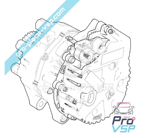 Electric traction motor