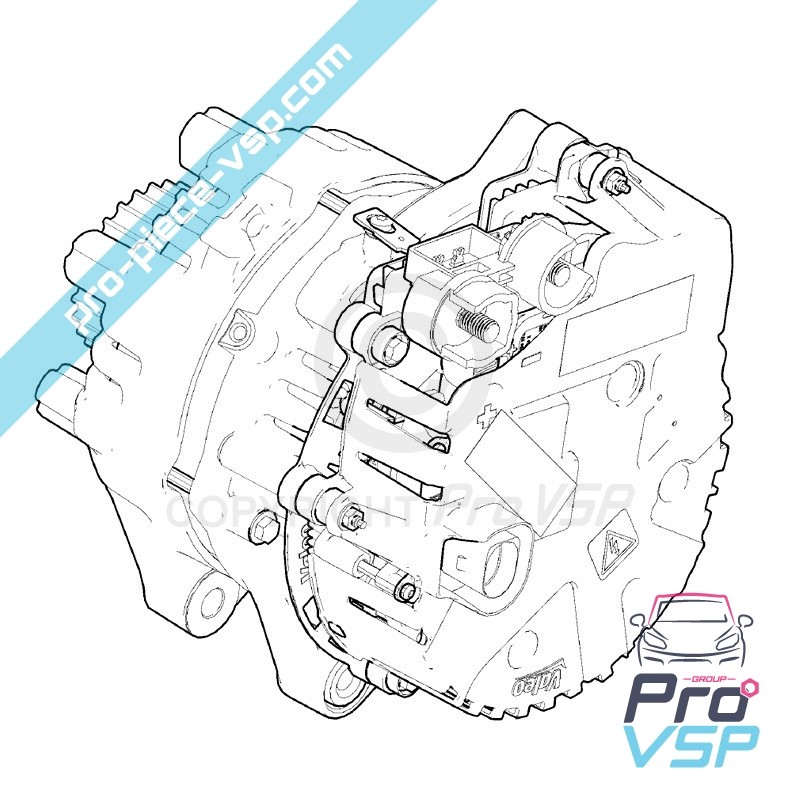 Electric traction motor