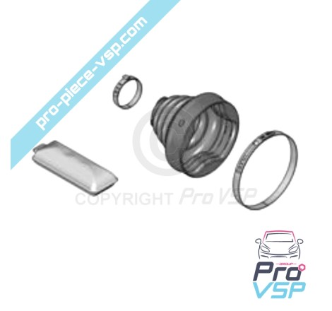 Origem de cardan fole para Citroën Ami / Opel Rocks-E / Fiat Topolino / Lado do redutor