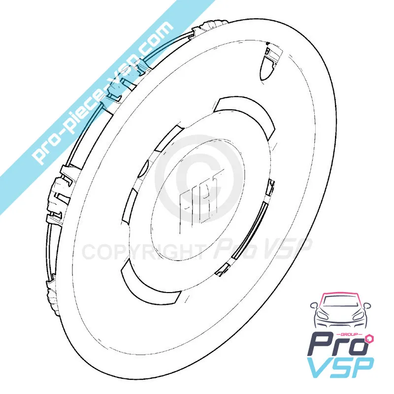 Hubcap for Fiat Topolino